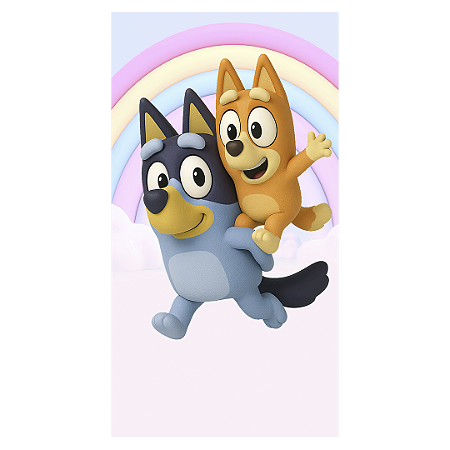 Capa Faixa Lateral Sublimado - Bluey