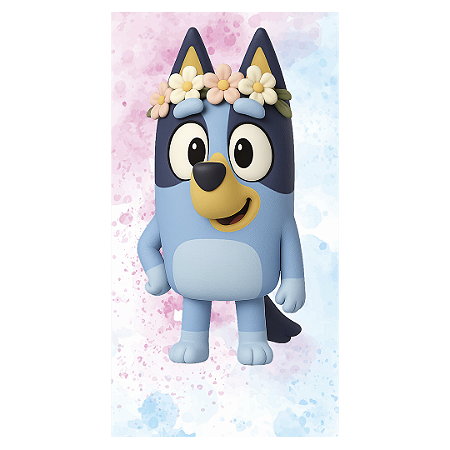 Capa Faixa Lateral Sublimado - Bluey