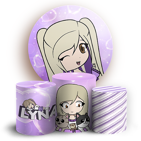 Capas Painel Redondo e Trio Cilindro Sublimado - Lyna