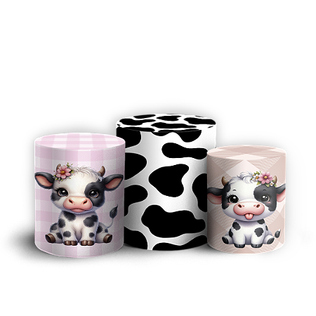 Capas Trio Cilindro Sublimado Vest Facil - Vaquinha