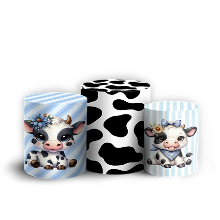 Capas Trio Cilindro Sublimado Vest Facil - Vaquinha