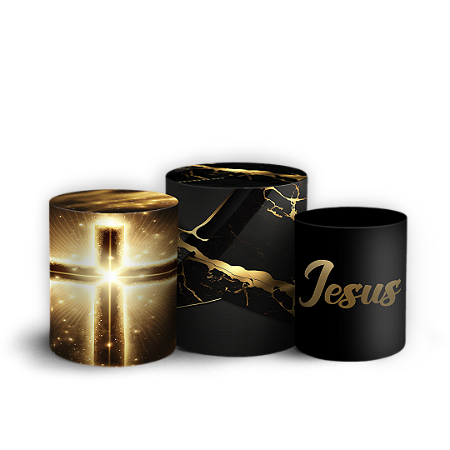 Capas Trio Cilindro Sublimado Vest Facil - Religioso Evangelico