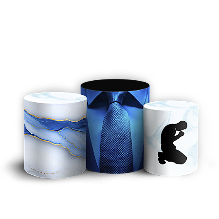 Capas Trio Cilindro Sublimado Vest Facil - Religioso Evangelico