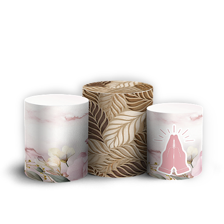 Capas Trio Cilindro Sublimado Vest Facil - Religioso Evangelico