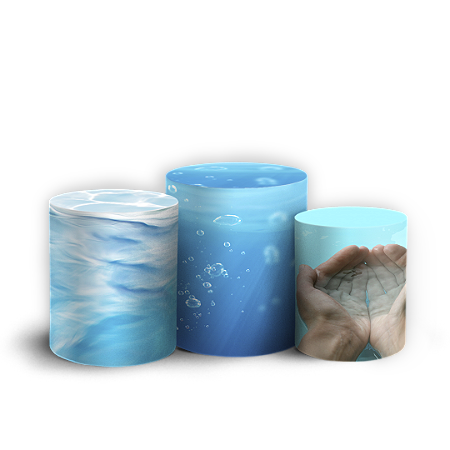 Capas Trio Cilindro Sublimado Vest Facil - Religioso Evangelico