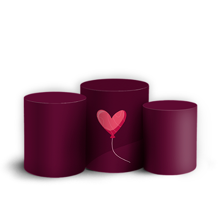 Capas Trio Cilindro Sublimado Vest Facil - Namorados