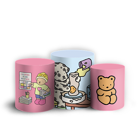 Capas Trio Cilindro Sublimado Vest Facil - Bobbie Goods