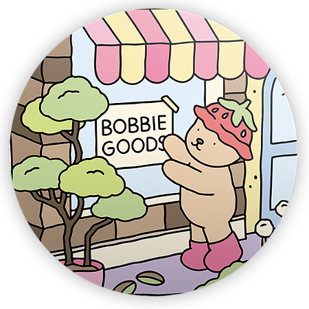 Capa Painel Redondo Sublimado - Bobbie Goods