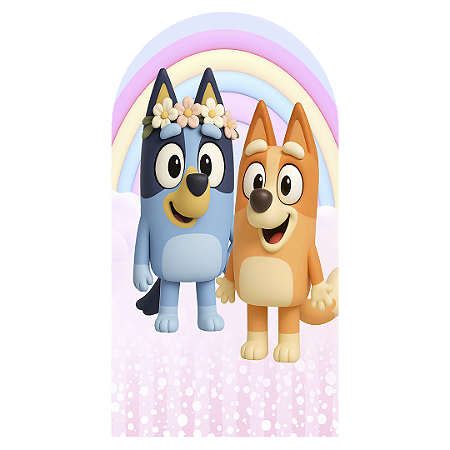 Capa Faixa Lateral Sublimado - Bluey