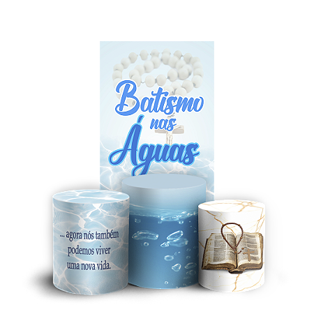 Capas Faixa Lateral e Trio Cilindro Sublimado Vest Facil - Religioso Evangelico