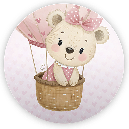 Capa Mini Painel Sublimado - Ursinha