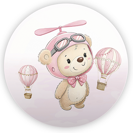 Capa Mini Painel Sublimado - Ursinha