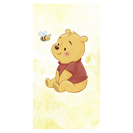 Capa Faixa Lateral Sublimado - Ursinho Pooh