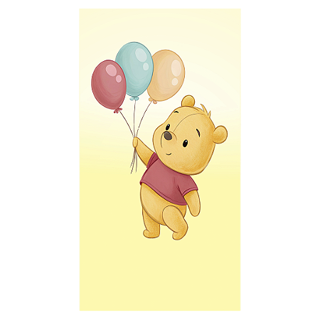 Capa Faixa Lateral Sublimado - Ursinho Pooh