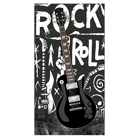 Capa Faixa Lateral Sublimado - Rock and Roll