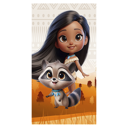 Capa Faixa Lateral Sublimado - Pocahontas