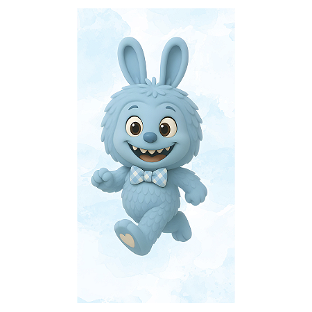 Capa Faixa Lateral Sublimado - Labubu