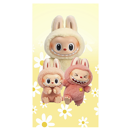 Capa Faixa Lateral Sublimado - Labubu