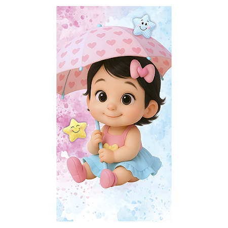 Capa Faixa Lateral Sublimado - Chuva de Amor