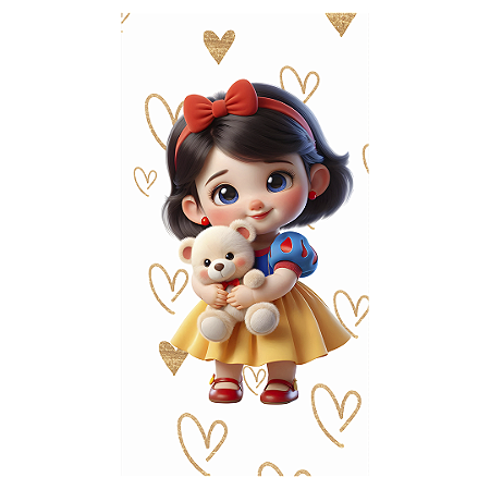 Capa Faixa Lateral Sublimado - Branca de Neve