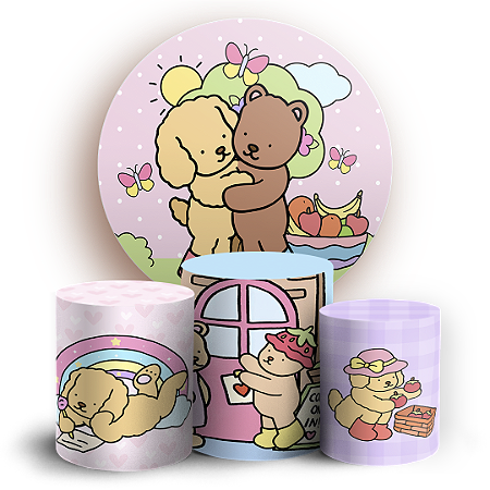 Capas Painel Redondo e Trio Cilindro Sublimado - Bobbie Goods