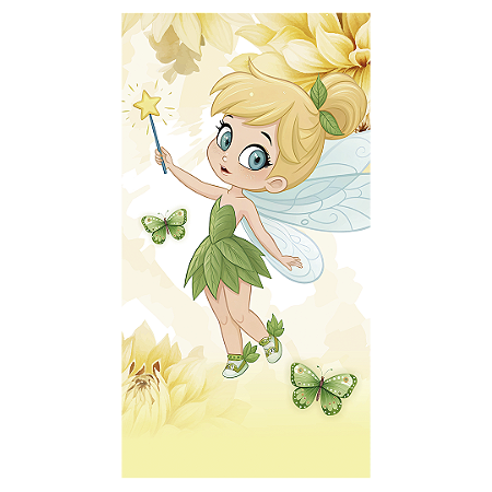 Capa Faixa Lateral Sublimado - Sininho Tinkerbell