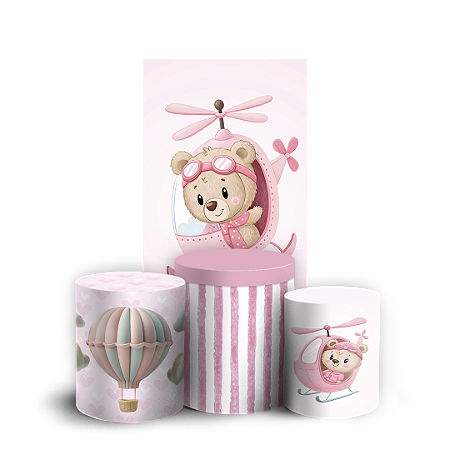 Capas Faixa Lateral e Trio Cilindro Sublimado Vest Facil - URSINHA