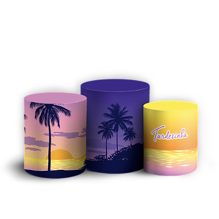 Capas Trio Cilindro Sublimado Vest Facil - Tardezinha