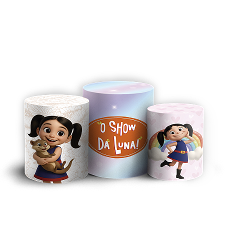 Capas Trio Cilindro Sublimado Vest Facil - Show Da Luna