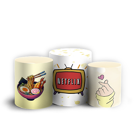 Capas Trio Cilindro Sublimado Vest Facil - Dorama