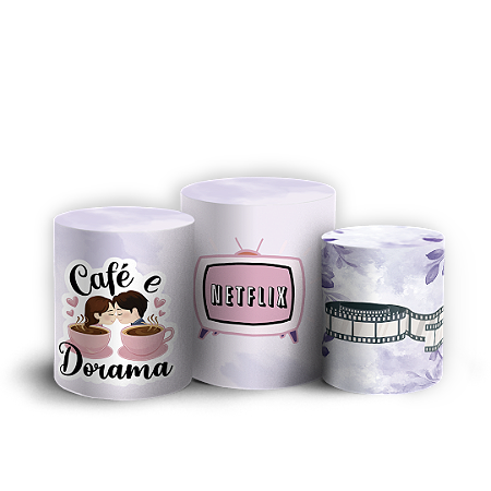 Capas Trio Cilindro Sublimado Vest Facil - Dorama