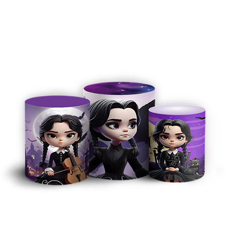 Capas Trio Cilindro Sublimado Vest Facil - Wandinha