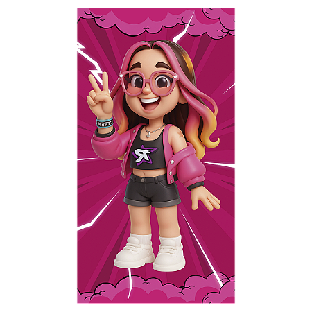 Capa Faixa Lateral Sublimado - Os Rosas