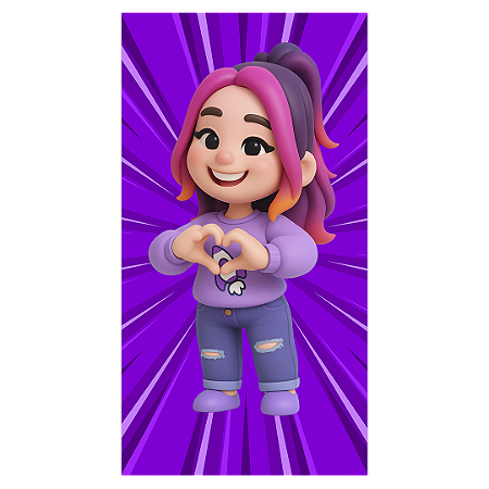 Capa Faixa Lateral Sublimado - Os Rosas