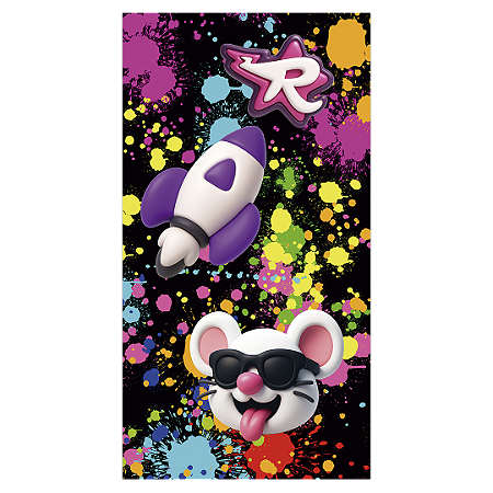 Capa Faixa Lateral Sublimado - Os Rosas