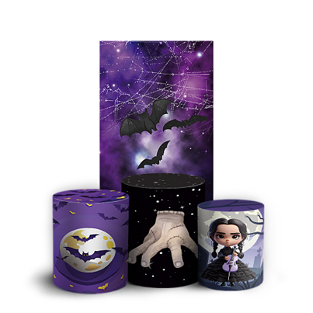 Capas Faixa Lateral e Trio Cilindro Sublimado Vest Facil - Wandinha