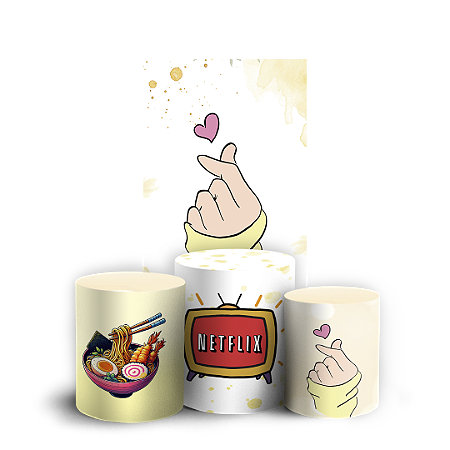 Capas Faixa Lateral e Trio Cilindro Sublimado Vest Facil - Dorama