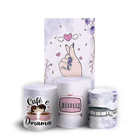 Capas Faixa Lateral e Trio Cilindro Sublimado Vest Facil - Dorama