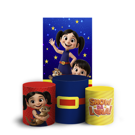 Capas Faixa Lateral e Trio Cilindro Sublimado Vest Facil - Show Da Luna