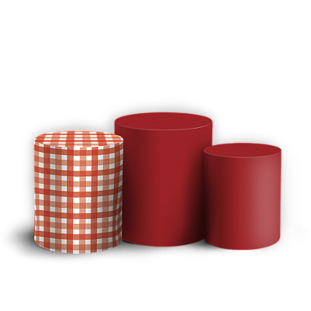 Capas Trio Cilindro Sublimado Vest Facil - Branca de Neve