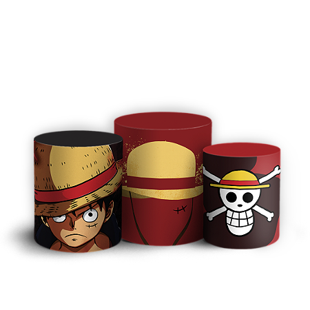 Capas Trio Cilindro Sublimado Vest Facil - One Piece
