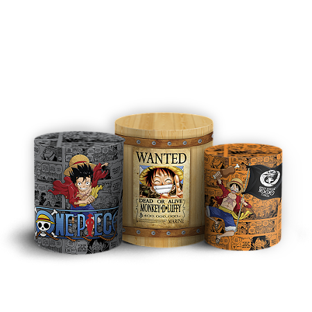 Capas Trio Cilindro Sublimado Vest Facil - One Piece