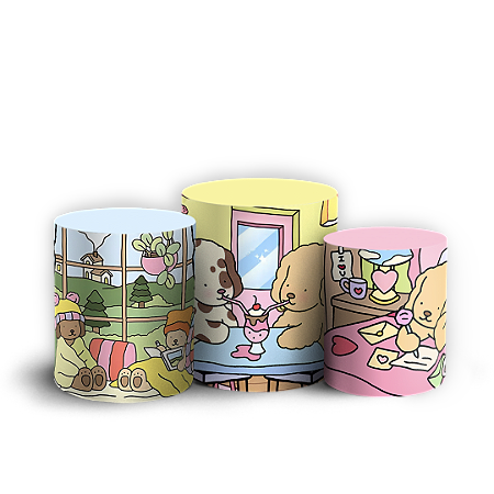 Capas Trio Cilindro Sublimado Vest Facil - Bobbie Goods