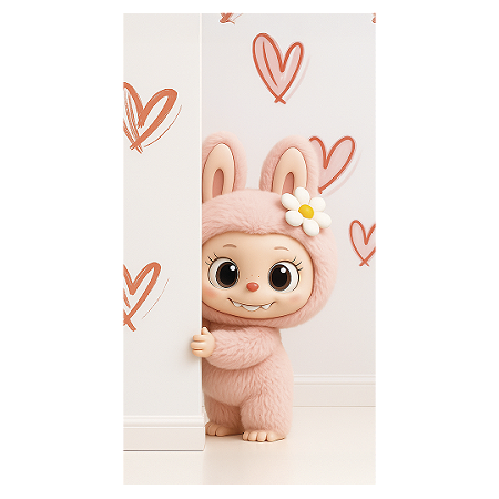 Capa Faixa Lateral Sublimado - Labubu