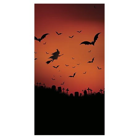 Capa Faixa Lateral Sublimado - Halloween