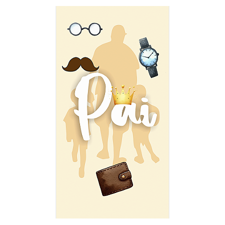 Capa Faixa Lateral Sublimado - Dia Dos Pais