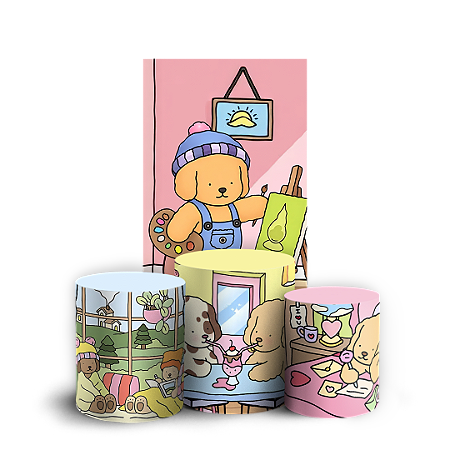 Capas Faixa Lateral e Trio Cilindro Sublimado Vest Facil - Bobbie Goods