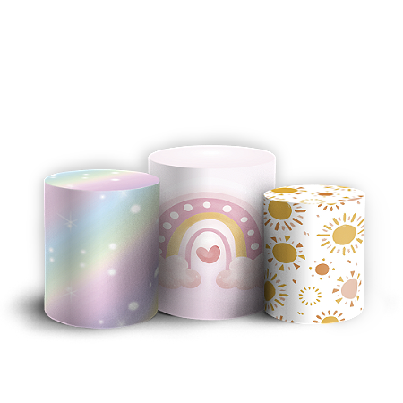 Capas Trio Cilindro Sublimado Vest Facil - Volta Ao Sol