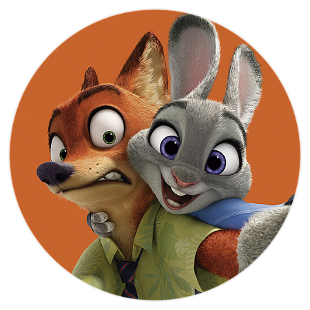 Capa Mini Painel Sublimado - Zootopia