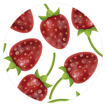 Capa Mini Painel Sublimado - Morango Do Amor